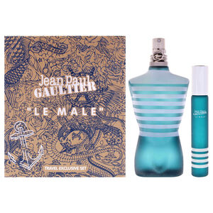 Le Male by Jean Paul Gaultier  - 2 Pc Gift Set 4.2oz EDT Spray, 0.68oz EDT Spray